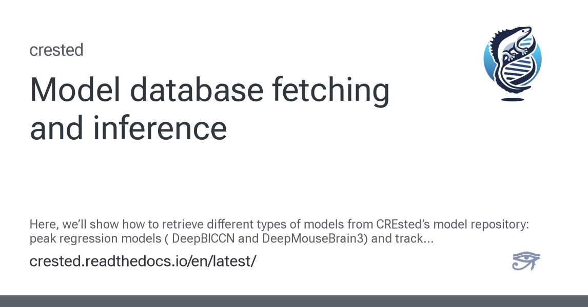 Nference Database Model database fetching and inference — crested